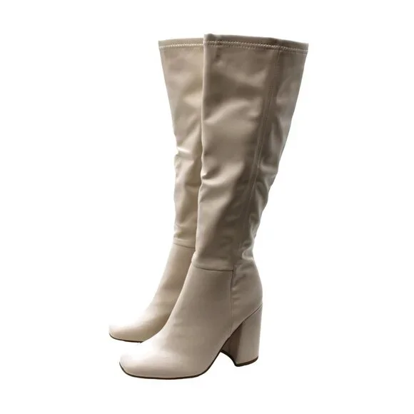 Madden Girl Women White Boots - Picture 4 of 7